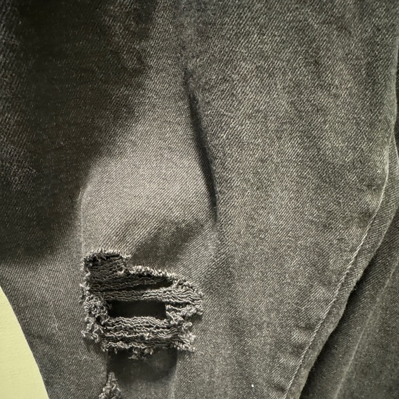 Old Navy OG straight  distressed overalls - Picture 4 of 10